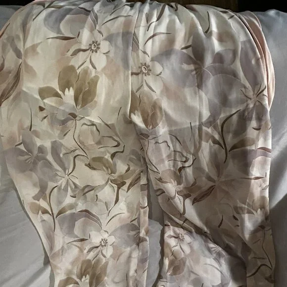 White Birch Light Pink Floral Halter Jumpsuit| XL Resortwear Boho Chic Vacation - Picture 5 of 5